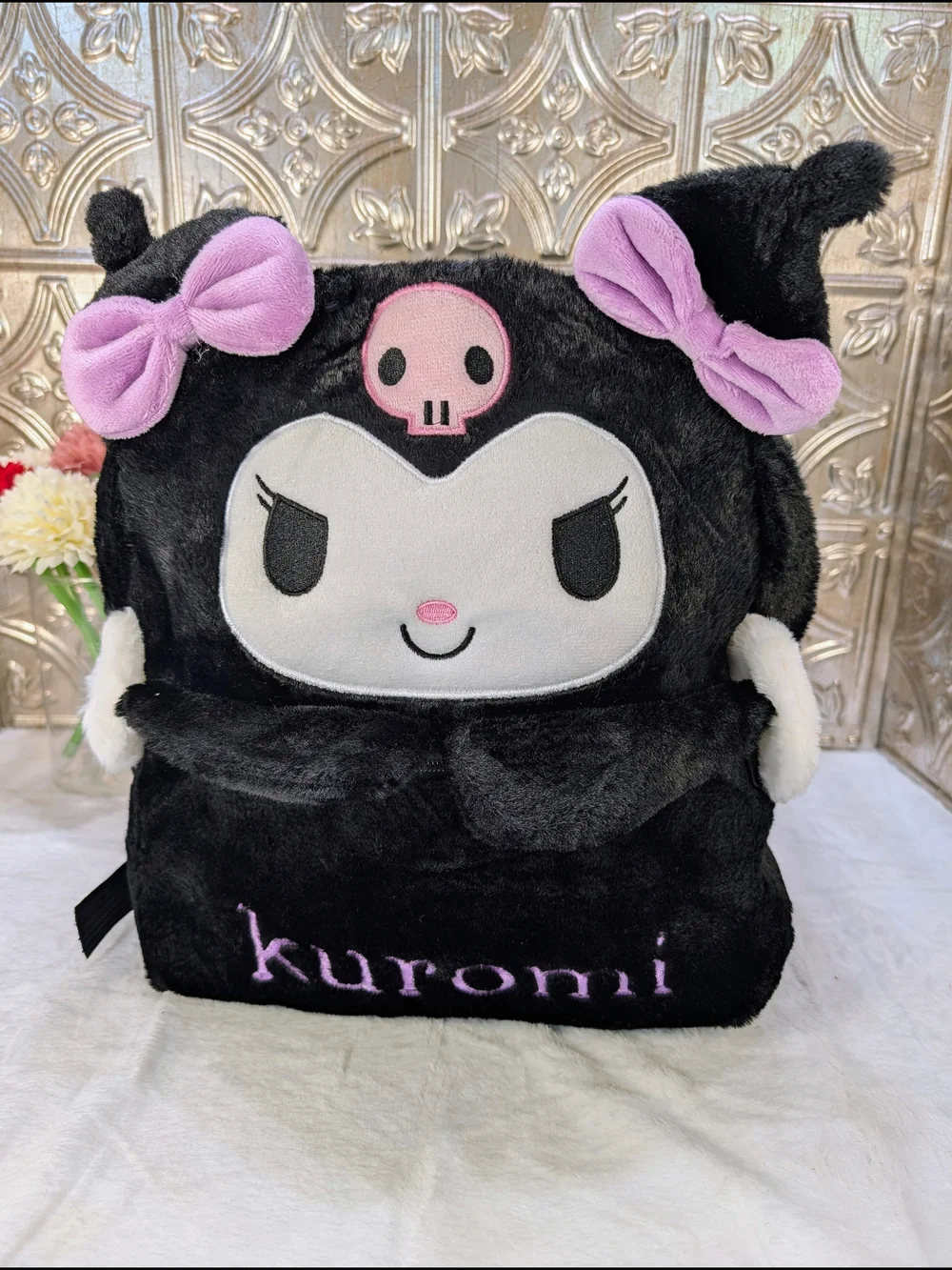 Sanrio Kuromi Plush Backpack